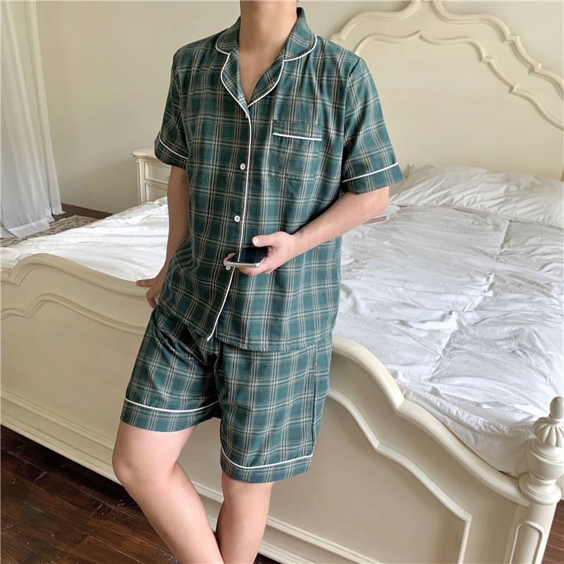 (ORDER) Pyjama đôi nam nữ caro AK1563