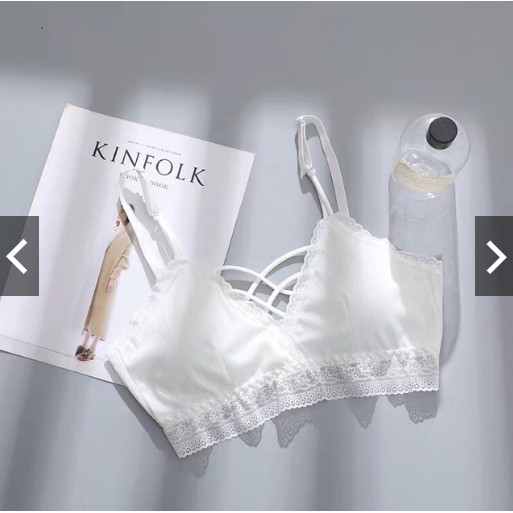 Áo bra gân tăm nhẹ dây đan sau lưng siêu đẹp