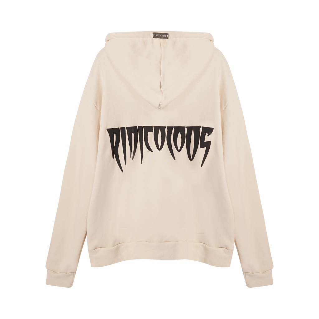 Áo KHOÁC ZIP Ridiculous - ZIP HOODIE, chân cua / nỉ cotton 2 chiều 100%