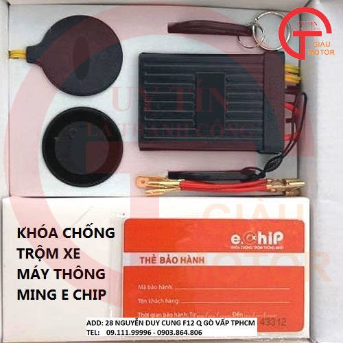 YAMAHA OD - KHÓA CHỐNG TRỘM XE MÁY THÔNG MING E CHIP