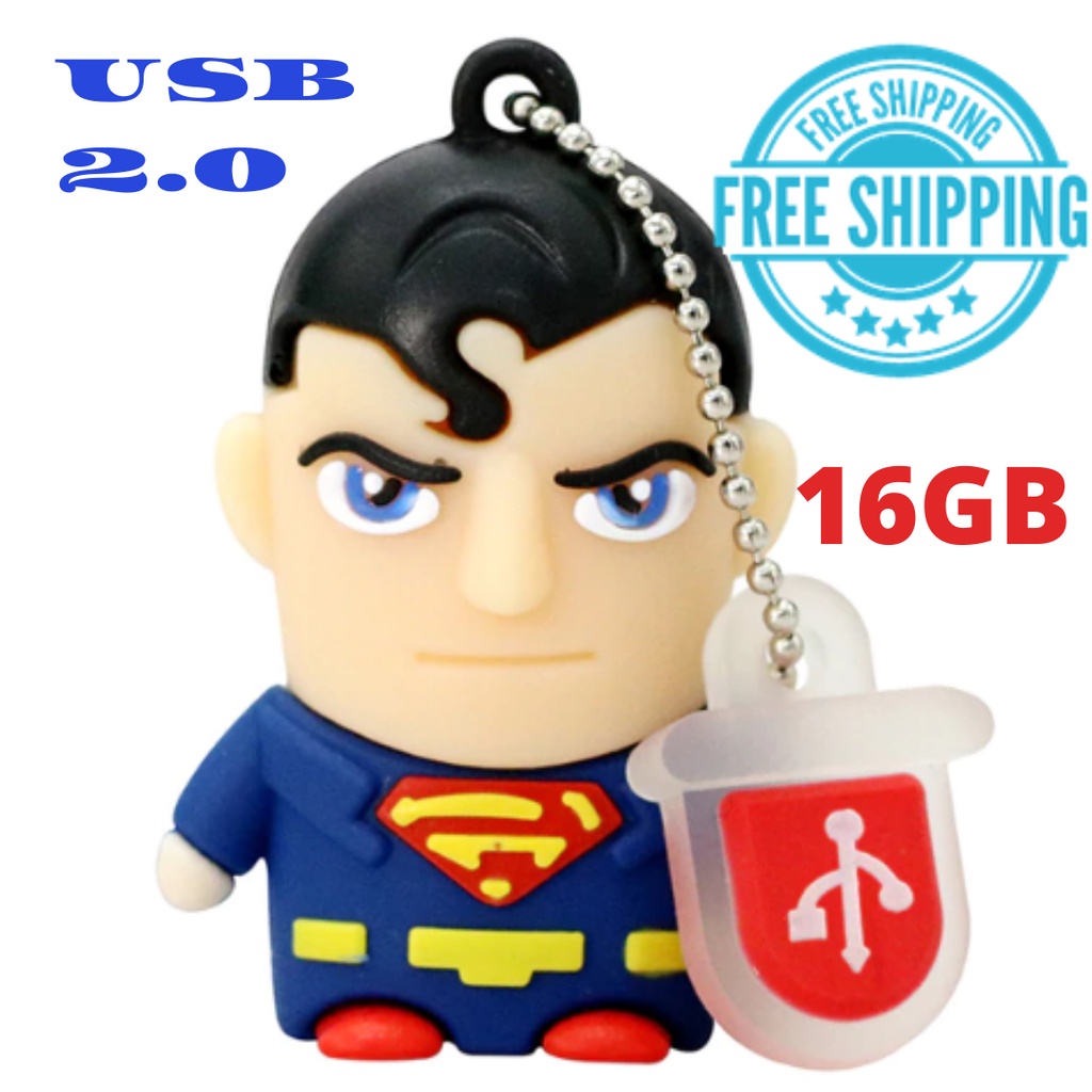 Usb 2.0 1GB 8GB 16GB 32GB 64GB 128GB Hình Hoạt Hình Siêu Anh Hùng
