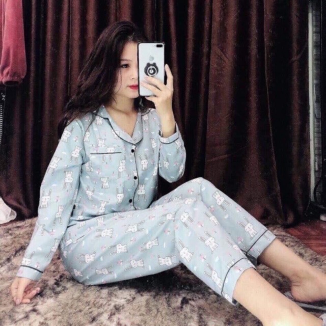 Pijama Kate Thái dài tay L1 (video & ảnh độc quyền)