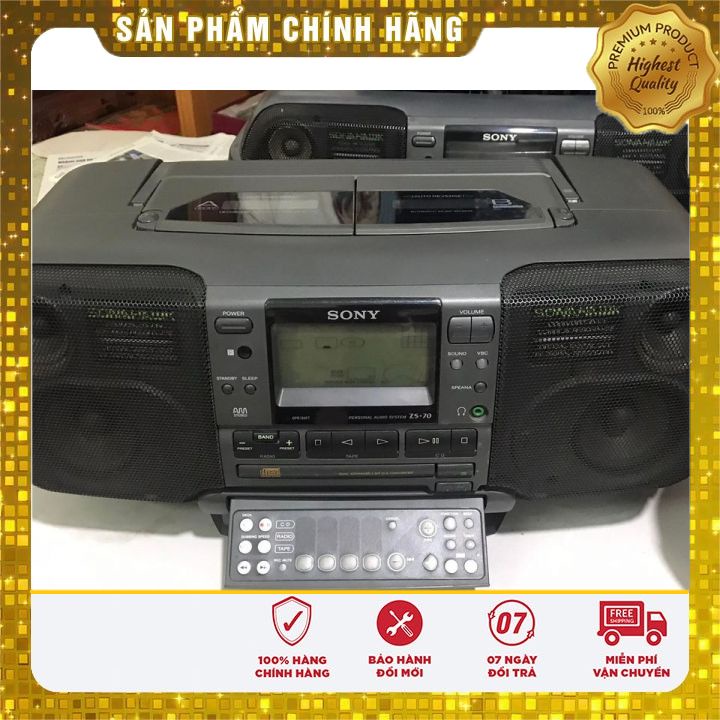 Đài Cassettle Sony ZS-70 Made in Japan