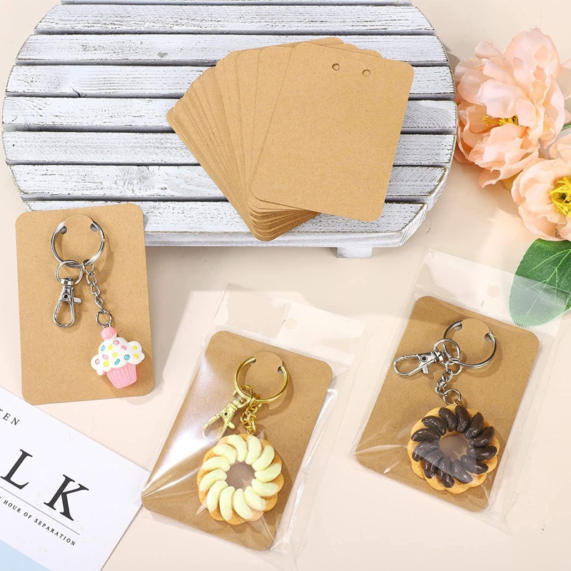 Thẻ Trưng Bày Bông Tai Vòng cổ &amp; Thẻ Trưng Bày Trang Sức 100 Cái