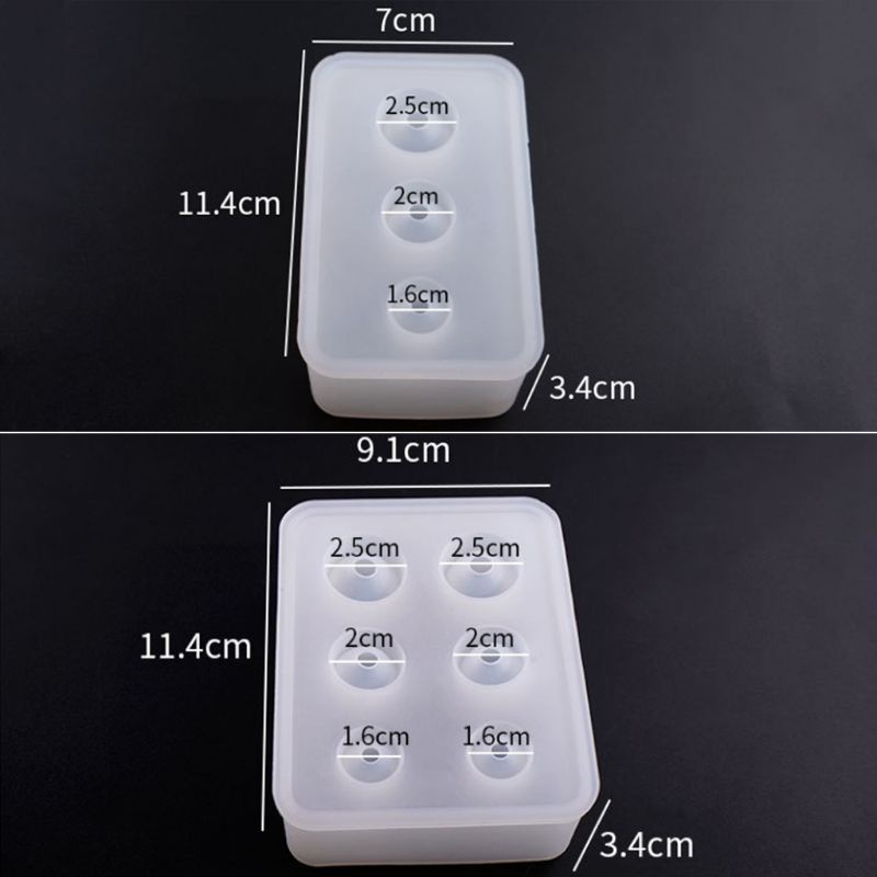 Khuôn Silicone Hình Quả Trứng Làm Mặt Dây Chuyền Thủ Công DIY