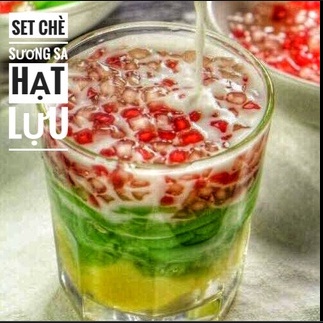 Set Chè Sương Sa Hạt Lựu Bánh Lọt Cốt Dừa Đầy Đủ Nguyên Liệu cooldcool mart