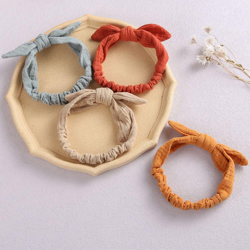 Băng Đô Vải Lanh Cotton Dành Cho Bé Sơ Sinh
