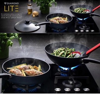 Chảo sâu lòng WOLL Diamond lite wok and stir fry pans [Nhập Đức]