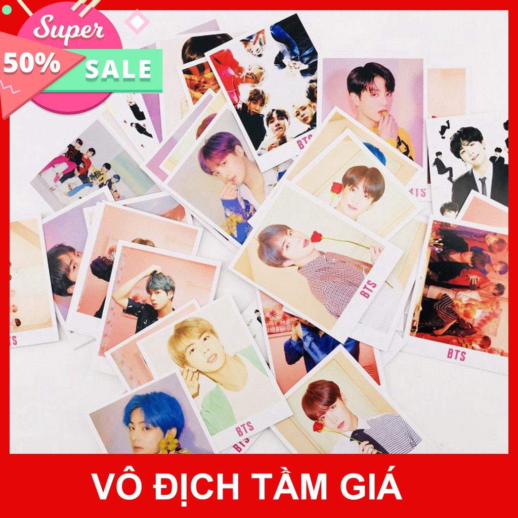 Chuyendokpop (20 lựa chọn) Lomo bts love yourself bộ ảnh hộp 30 ảnh thẻ hình nhóm nhạc idol Hàn quốc CẢM ƠN ĐÃ TIN TƯỞNG
