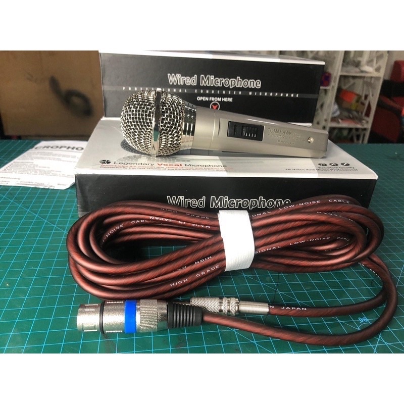 Micro Có Dây Tomahawk Made in Japan | Micro karaoke cao cấp BH 12 tháng), trong tiếng | Micro cho dàn karaoke, loa kéo