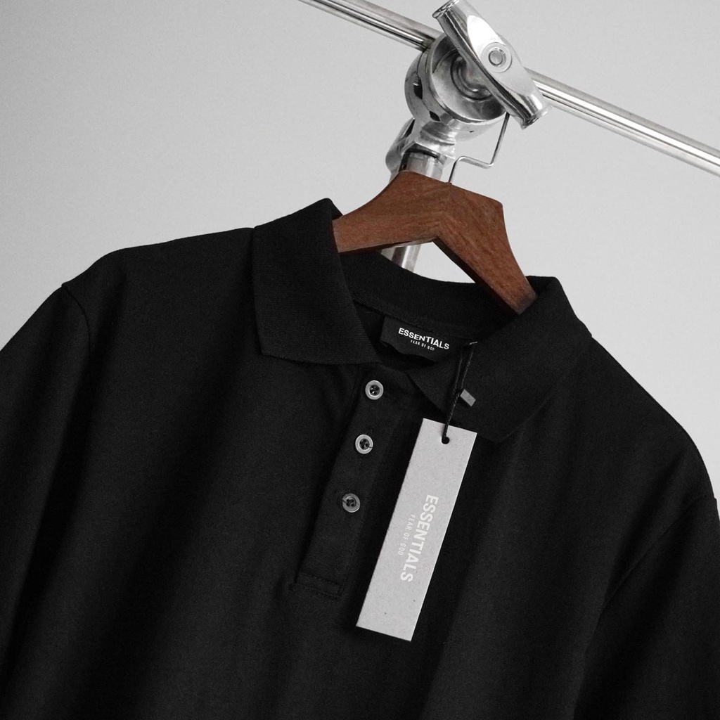 Áo Polo Essentials in cao su sau lưng Fullbox MSW Town , áo thun có cổ tay lỡ nam nữ unisex