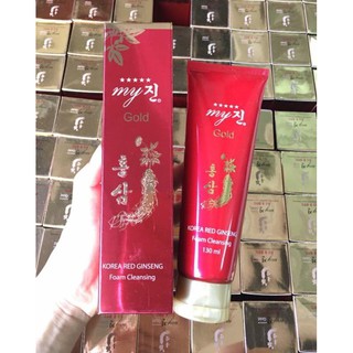 Sữa Rửa Mặt Sâm Đỏ My Gold Hàn Quốc 130ml