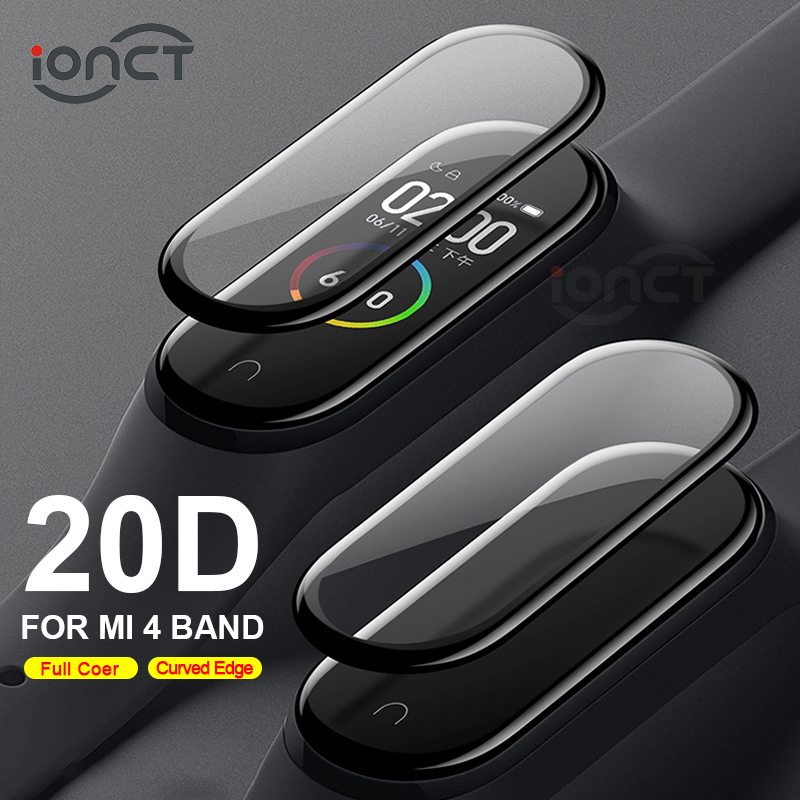 Dây Đeo Bảo Vệ Toàn Diện Màn Hình Hd Viền Cong Cho Đồng Hồ Thông Minh Xiaomi Mi Band 4 / 5 20d / 4 / 5