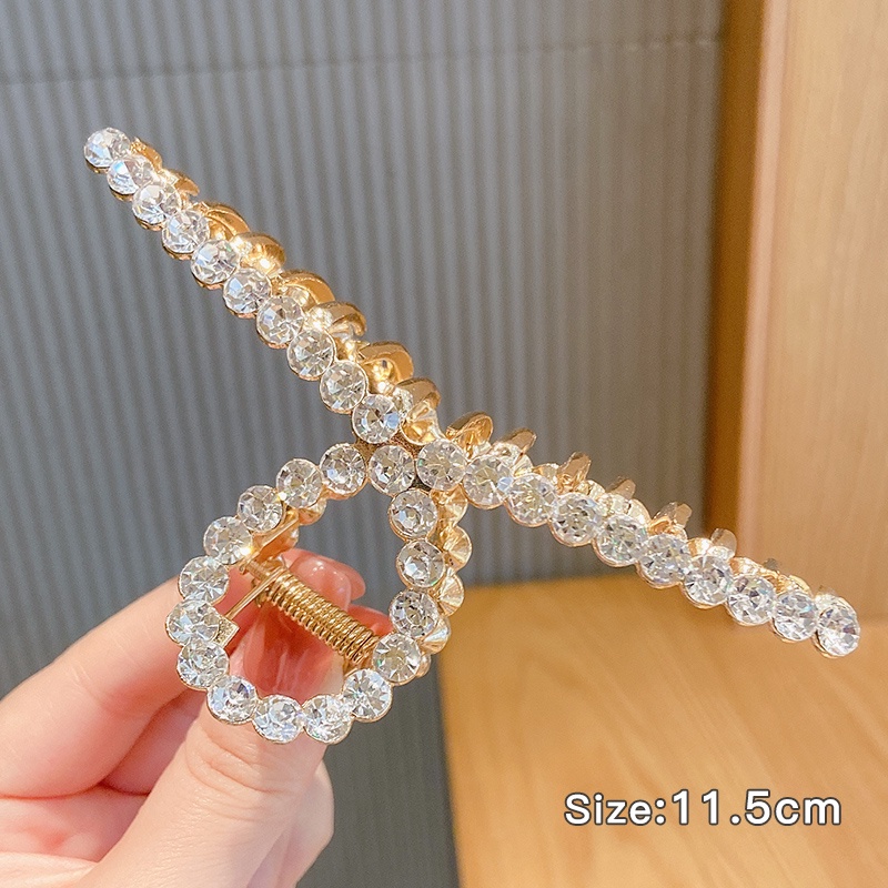 Kẹp tóc kim loại đính ngọc trai nhân tạo phong cách Hàn Quốc nhiều kiểu tùy chọn