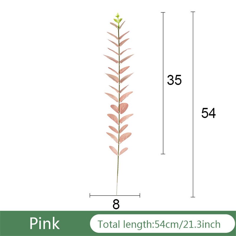 Nhánh Cây Khuynh Diệp Giả 3d 54cm Dùng Trang Trí