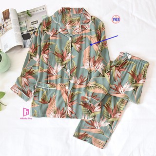 Bộ Bầu Sau Sinh Vải Lanh lụa Mềm Mát Y03