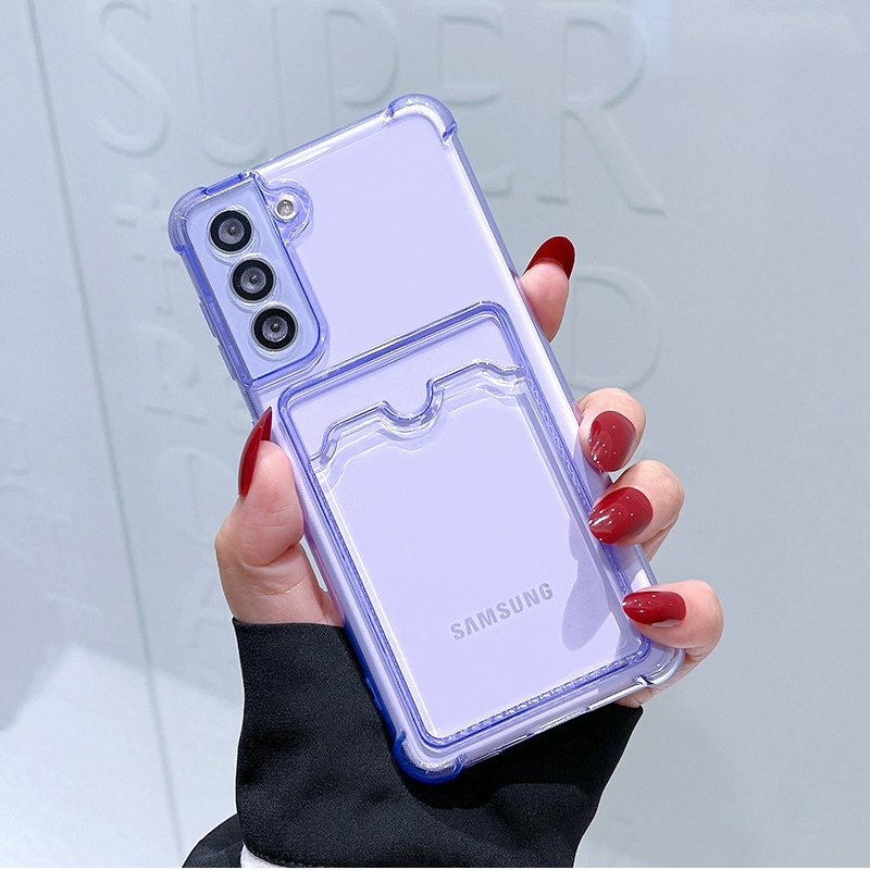 Ốp Điện Thoại Silicon Trong Suốt Chống Sốc Kiểu Dáng Đơn Giản Cho Samsung Galaxy S21 S20 Ultra S21 S20 Plus S21 S20 FE