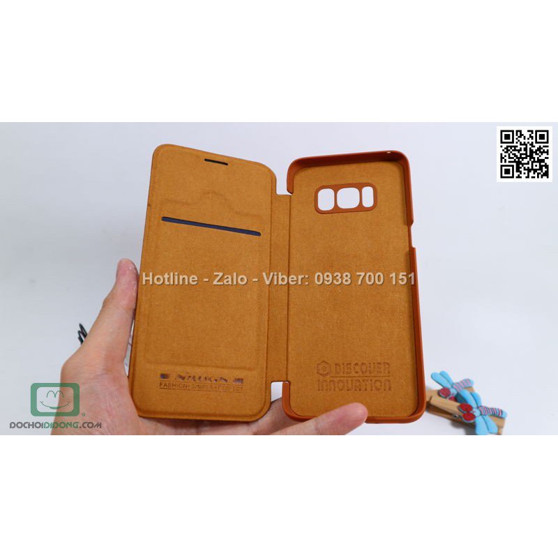 Bao da Samsung Galaxy S8 Nillkin Qin