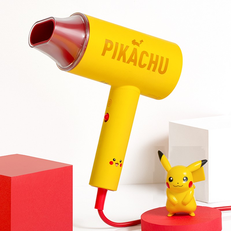 Máy sấy tóc APIYOO họa tiết Pikachu series 3 bánh răng ion âm 1800W