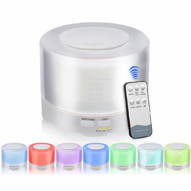 Máy Khuếch Tán Tinh Dầu 500R cao cấp có remote điều khiển