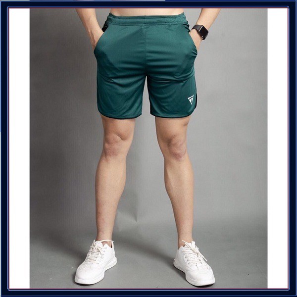 Quần Đùi Thể Thao Nam Line Bầu Vải Thun Lạnh Ts (Nhiều Màu) [NUTTY] quần short thê thao, quần tập gym cao cấp | BigBuy360 - bigbuy360.vn