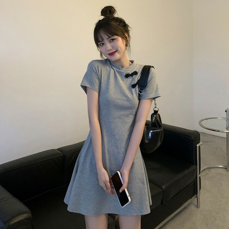 Đầm Ngắn Dáng Chữ A Thiết Kế Mới Xinh Xắn Thời Trang Dành Cho Nữ