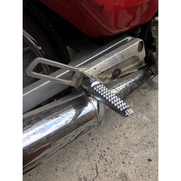 Gác chân nhôm trusty gắn gác chân sau honda _ yamaha