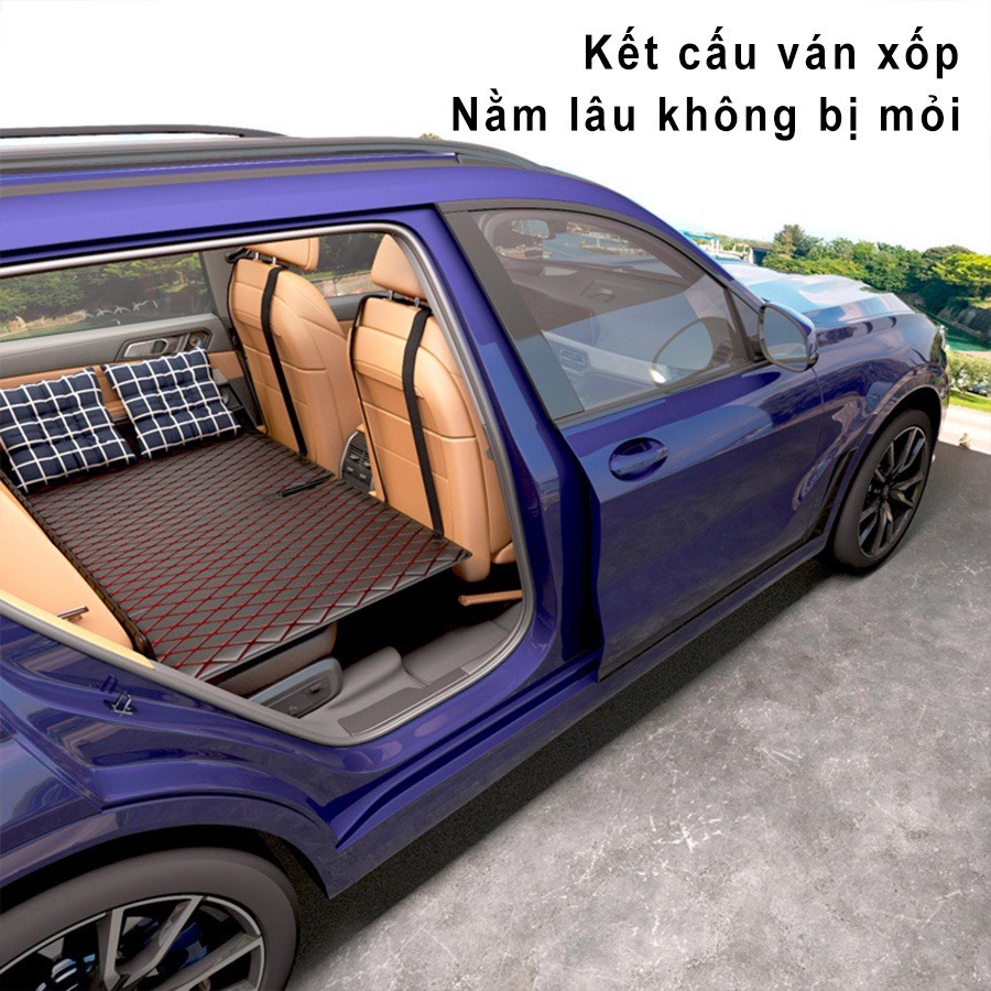 Nệm xe hơi 7 chỗ đệm xe ô tô 4 chỗ gấp gọn giường nằm xe ô tô dùng cho xe bán tải gấp gọn không cần bơm hơi