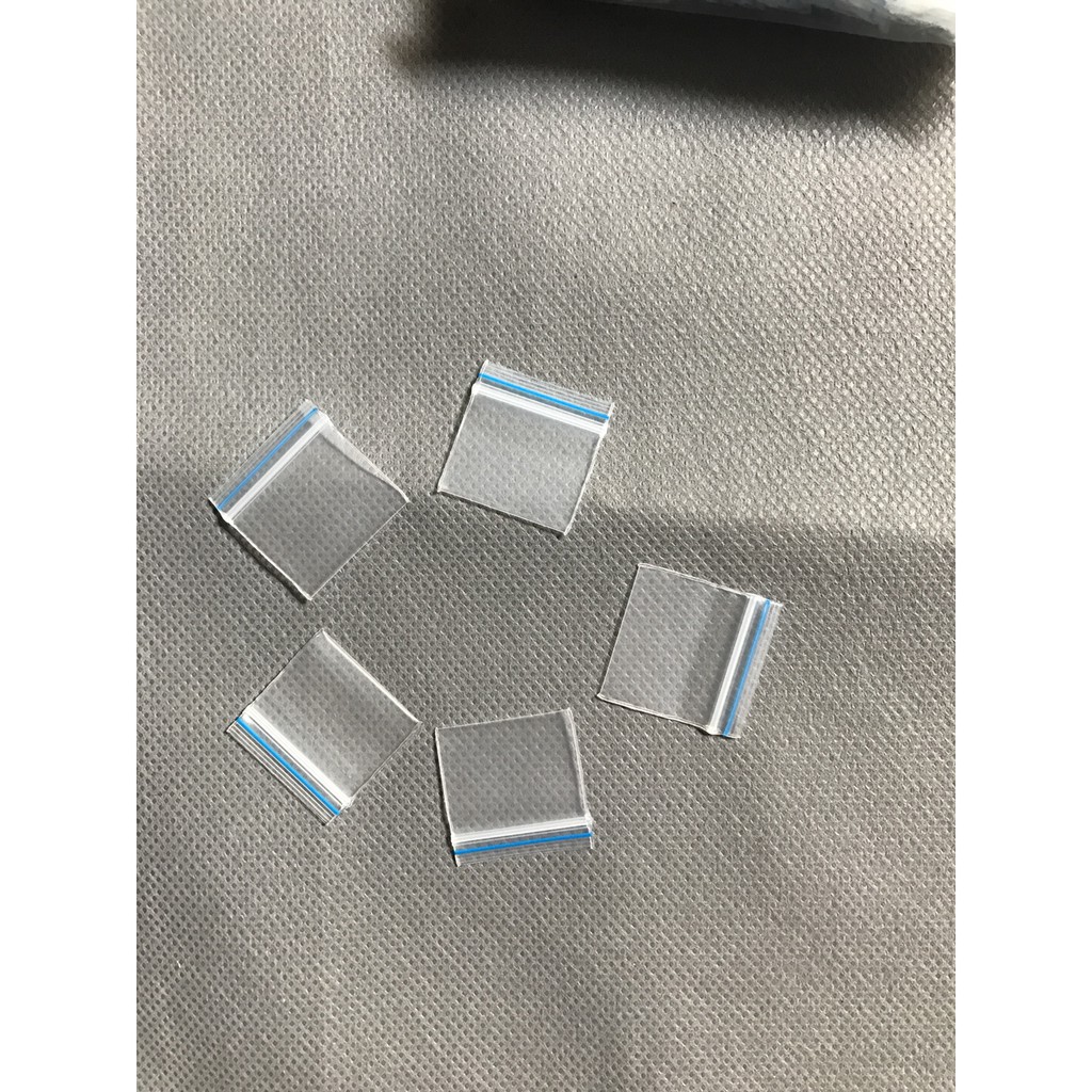 100 zip nhí size 1.8*2 cm