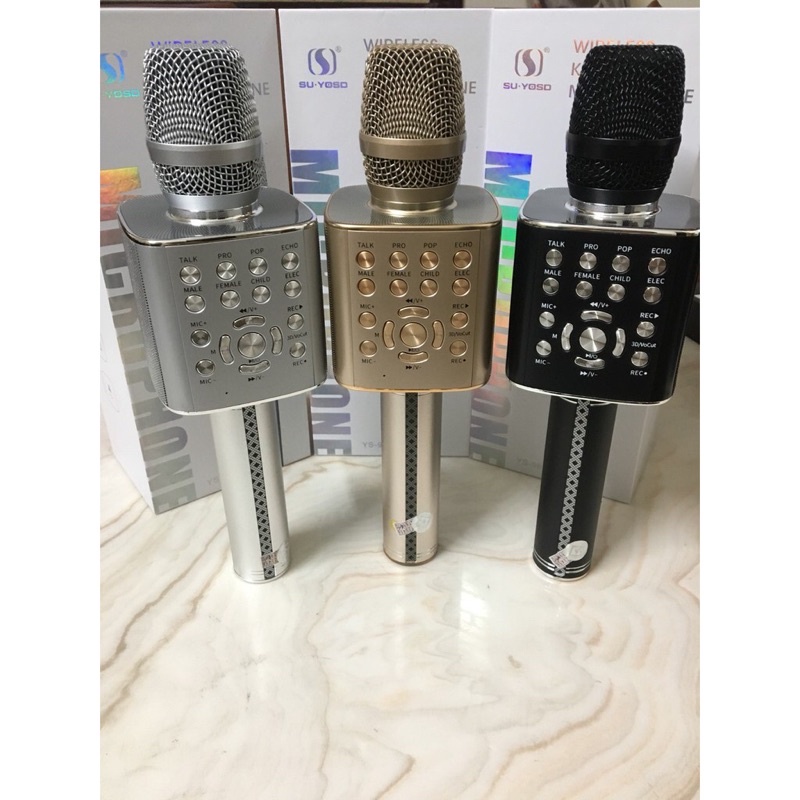 Micro Karaoke bluetooth cao cấp YS 96 kèm clip test cực hay