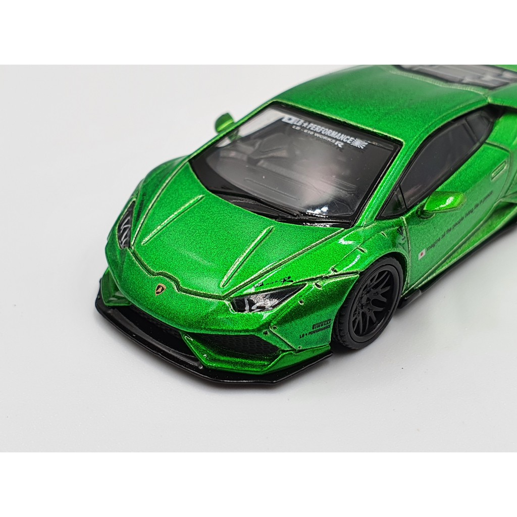 Xe Mô Hình Lamborghini Huracan LB*Works 1:64 MiniGT ( Xanh Lá )