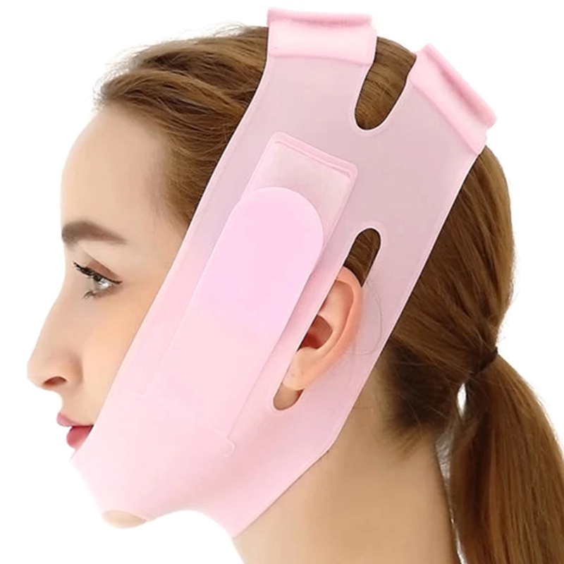 [Hàng mới về] Mặt Nạ Silicon Tạo Cằm Chữ V Làm Thon Gọn Khuôn Mặt