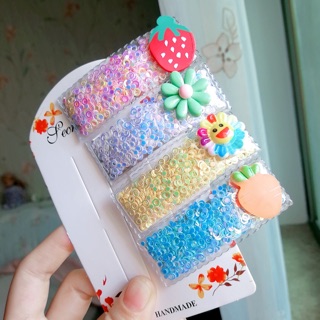 Cặp tóc xinh xắn đáng yêu (3 cái)