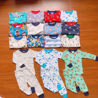 Bộ cotton thu đông bé trai, Bộ cotton thu đông bé gái, bộ mặc nhà bé trai, bé gái