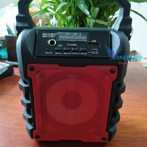 Loa Kẹo Kéo Karaoke Bluetooth Mini GS-33bt - Tiện lợi - Âm to - Cực đã -TẶNG KÈM 1 MIC KARAOKE GIÁ 100K