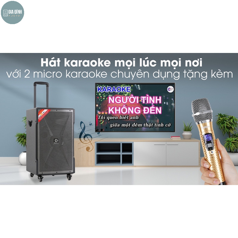 Loa kéo karaoke Dalton TS-12G400X Tổng công suất 500W - Chính hãng