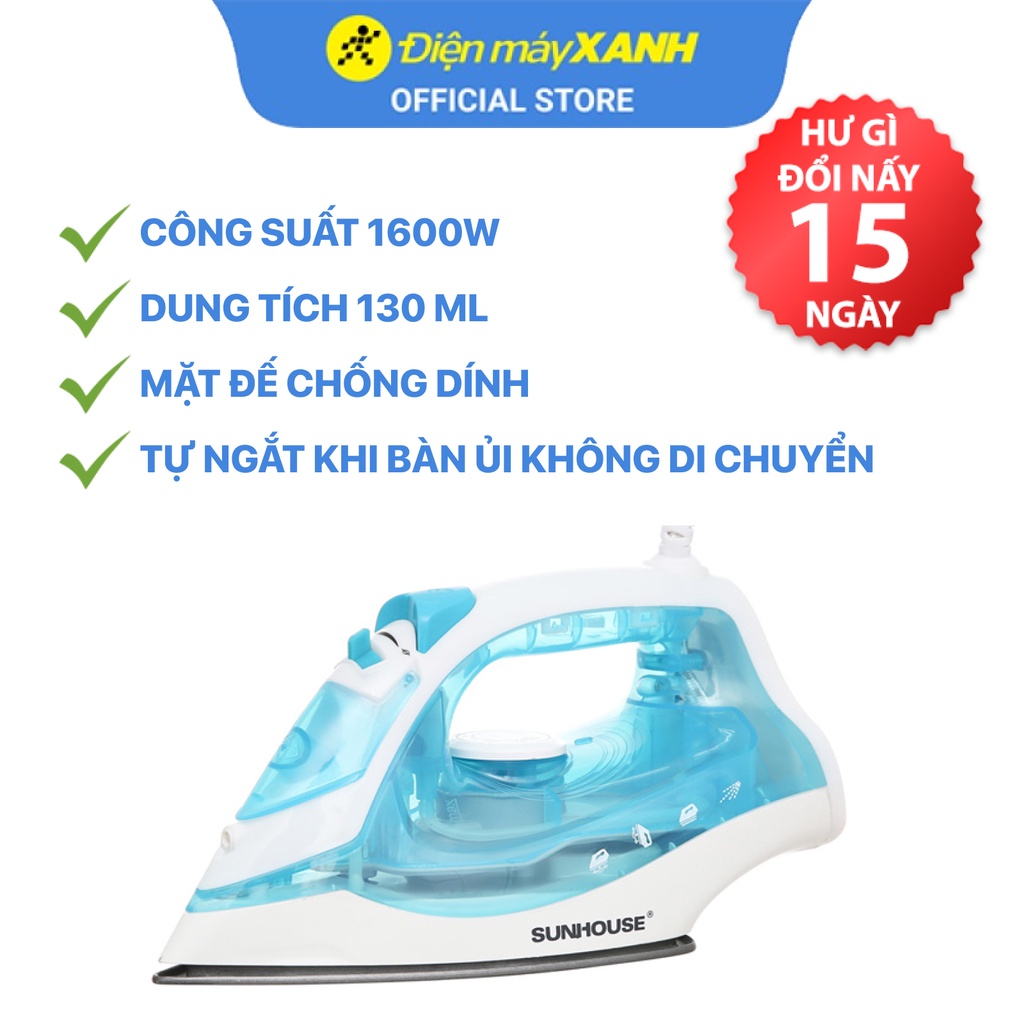 [Mã ELHADEV giảm 4% đơn 300K] Bàn ủi hơi nước Sunhouse SHD2065