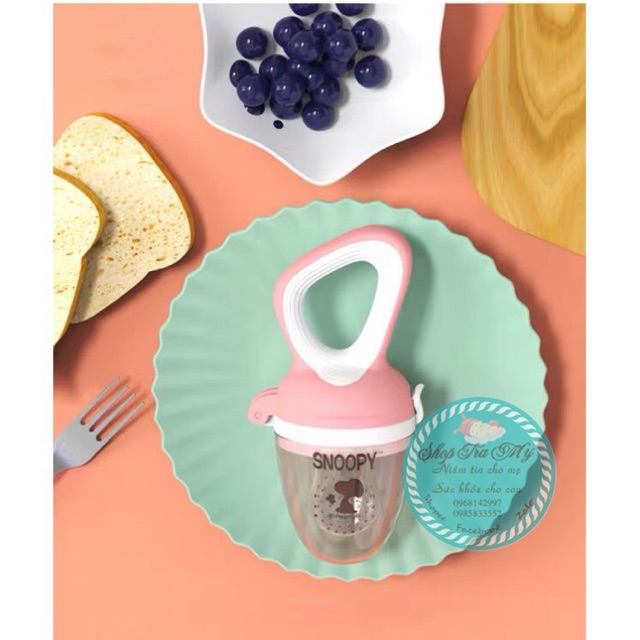 Túi nhai ăn dặm chống hóc SNOOPY