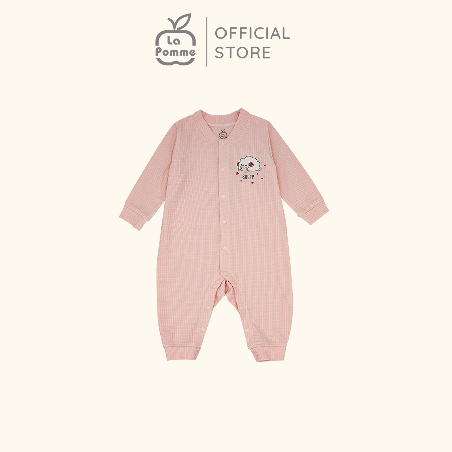 JL053 Bộ Jumpsuit dài tay Cừu con La Pomme - Xanh