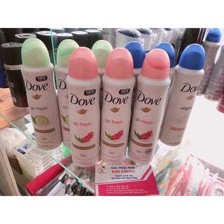 Xịt khử mùi nữ Dove xịt toàn thân 48h
