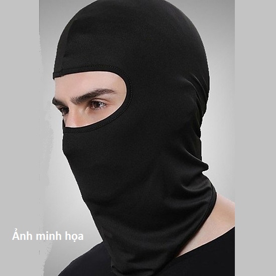 [Rẻ vô địch] Khẩu trang trùm đầu che cổ vải mềm mịn thông thoáng phong cách Ninja Unisex