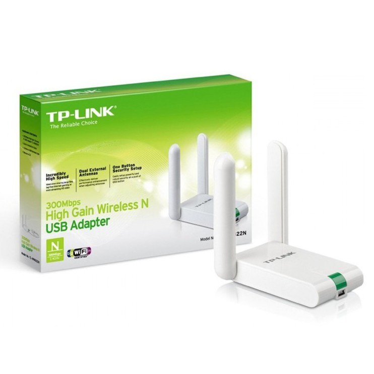 Bộ Thu WiFi TPLink TL-WN822N Card mạng Wireless USB chuẩn N 300Mbps