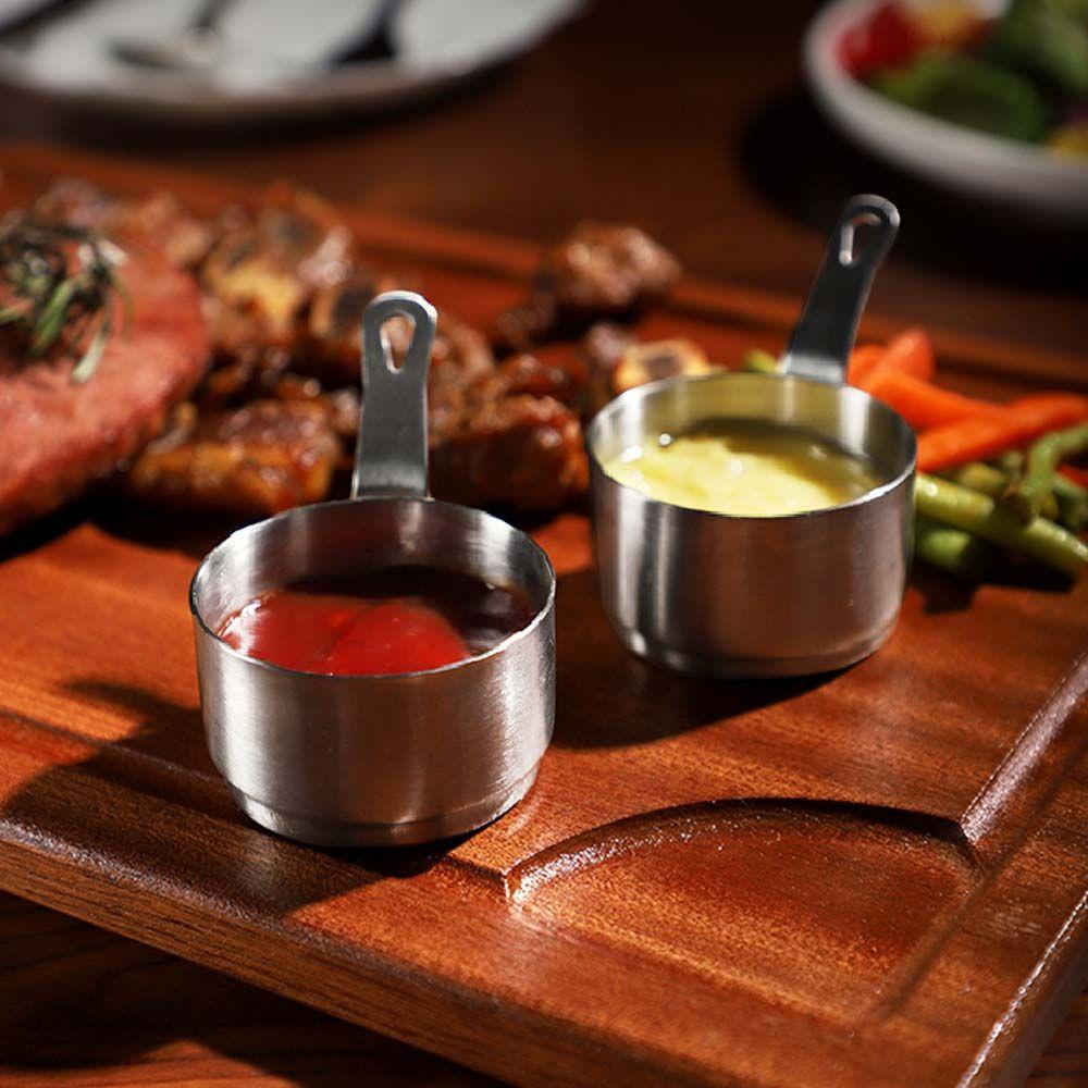 Chảo Nhỏ Bằng Thép Không Gỉ Có Tay Cầm Tiện Dụng