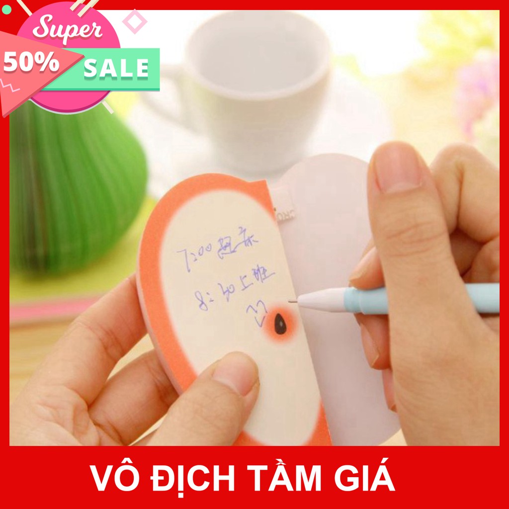Note hình trái cây, giấy ghi chú hình trái cây dễ thương