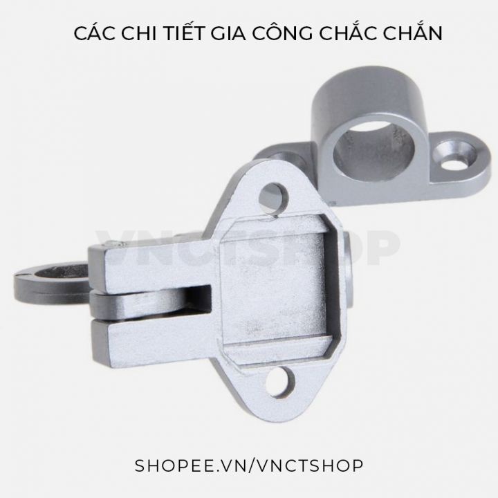 Khóa cửa ngang tự động cài, chốt cửa tự gài, cửa sổ cửa ra vào bằng hợp kim nhôm kèm ốc vít
