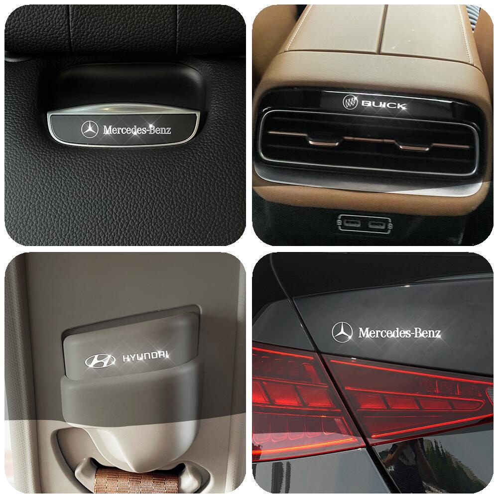 Biểu tượng ô tô Vô lăng Trang trí Đối tượng Tự động Tạo kiểu Phụ kiện Kim loại Nhãn dán Cá tính