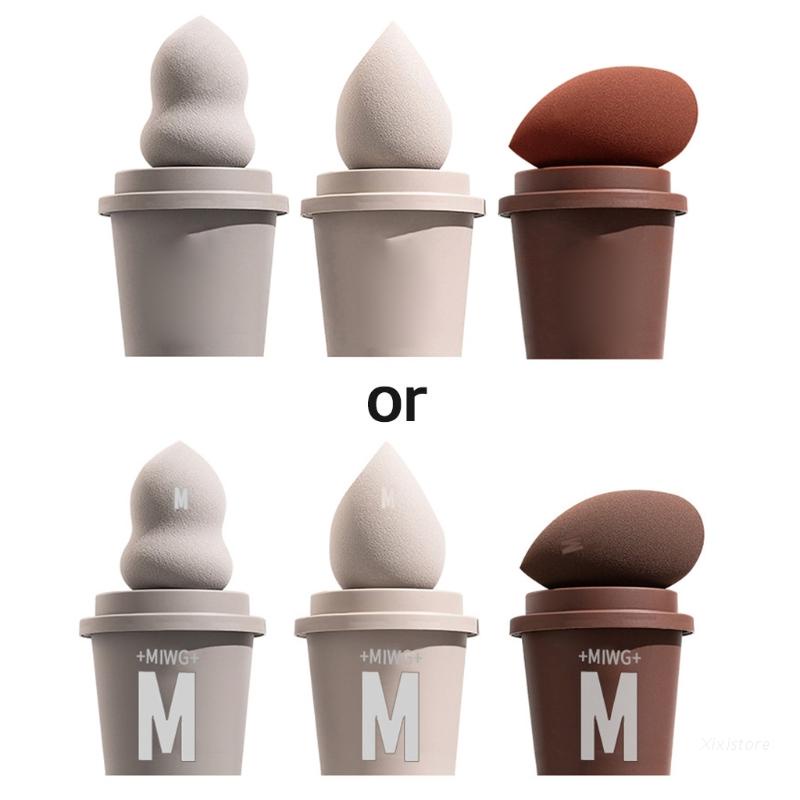 [Hàng mới về] Mút tán kem nền nhiều hình dạng tùy chọn tiện dụng