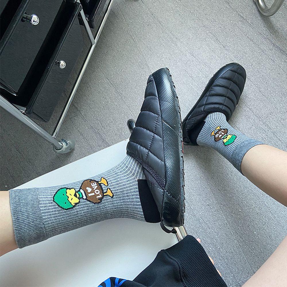 Vớ Nữ Họa Tiết Hoạt Hình Dễ Thương Phong Cách Harajuku