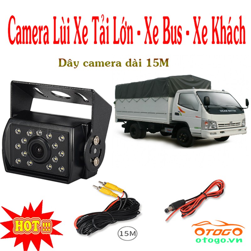 Camera Lùi 24V Cho Xe Tải To - Xe Khách - Xe Bus | BigBuy360 - bigbuy360.vn