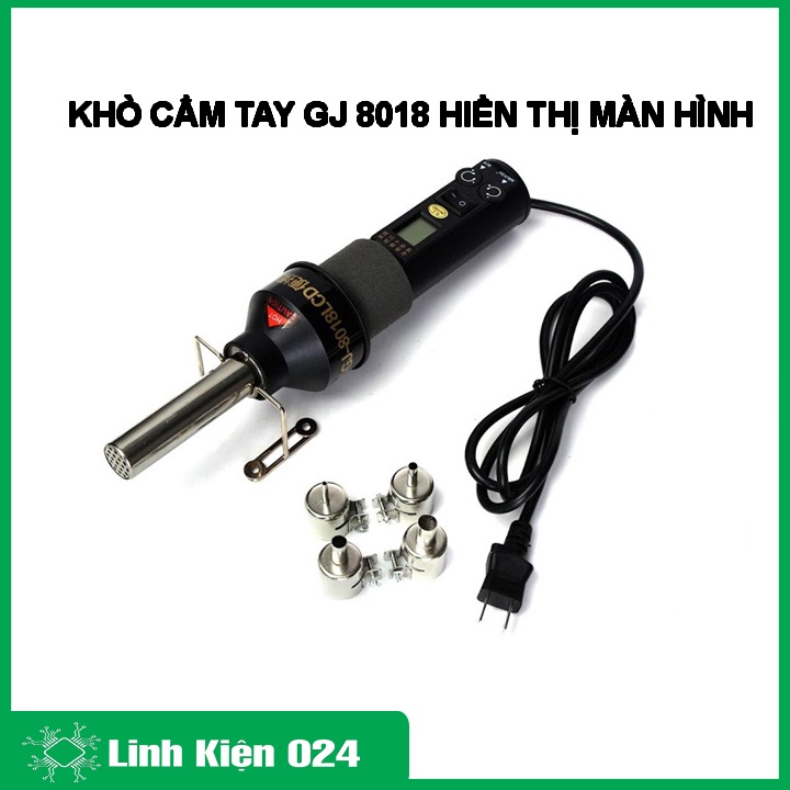 Khò Cầm Tay Khò Di Động GJ 8018 Hiển Thị Màn Hình LCD Mới Chính Hãng